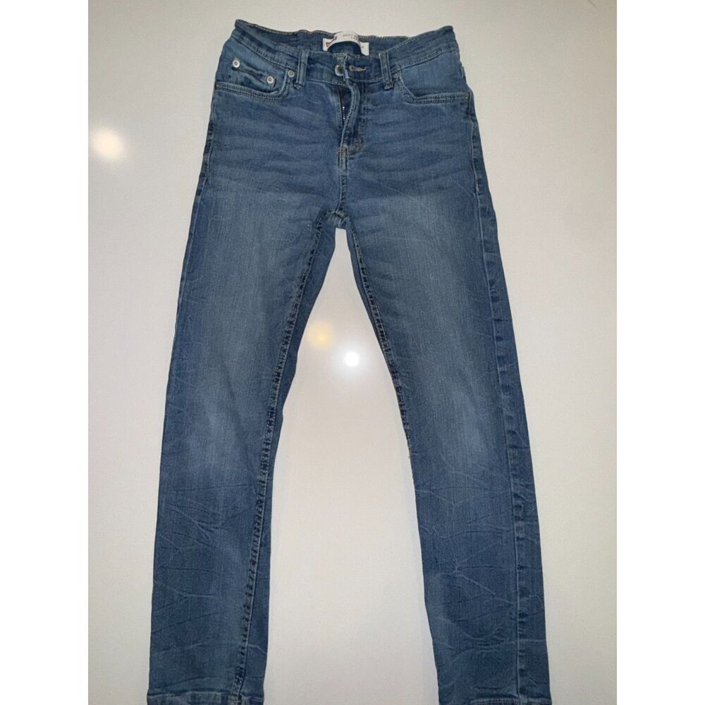 Levi's 502 Regular Taper Jeans Size 27x27 (Youth Boys 14) Blue Denim